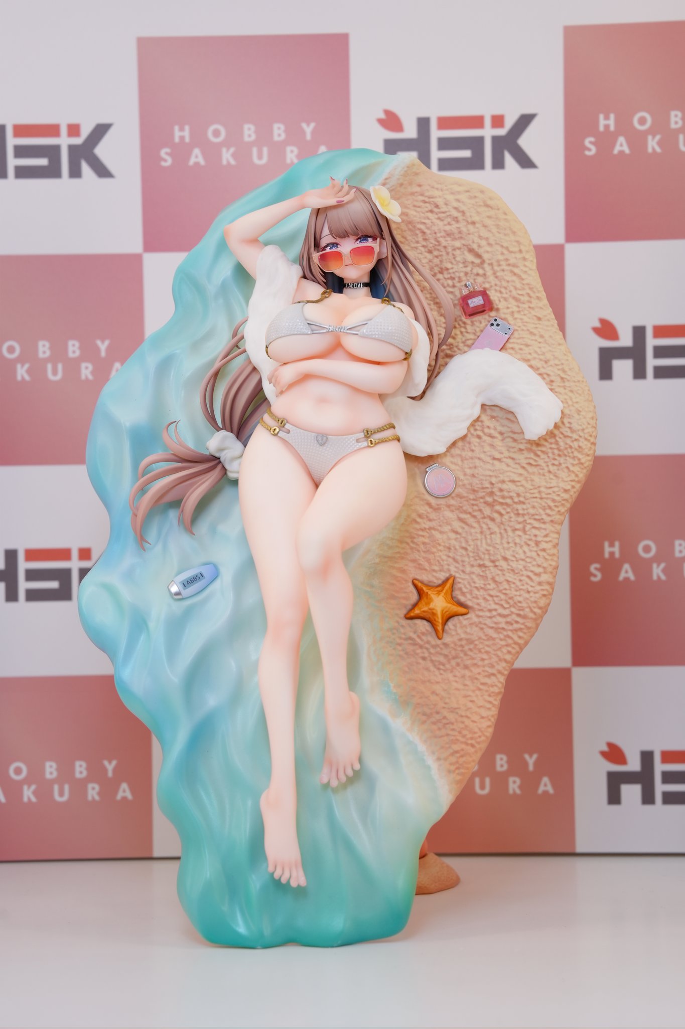 Fuyuyama Asako: Summer Beach Date - Scale Figure Designed by Kuse (Hobby Sakura)