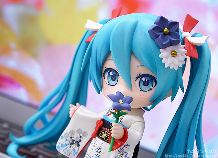 Vocaloid - Hatsune Miku - Nendoroid (#1427) - Kōrin Kimono Ver. (Good Smile Company) photo 15