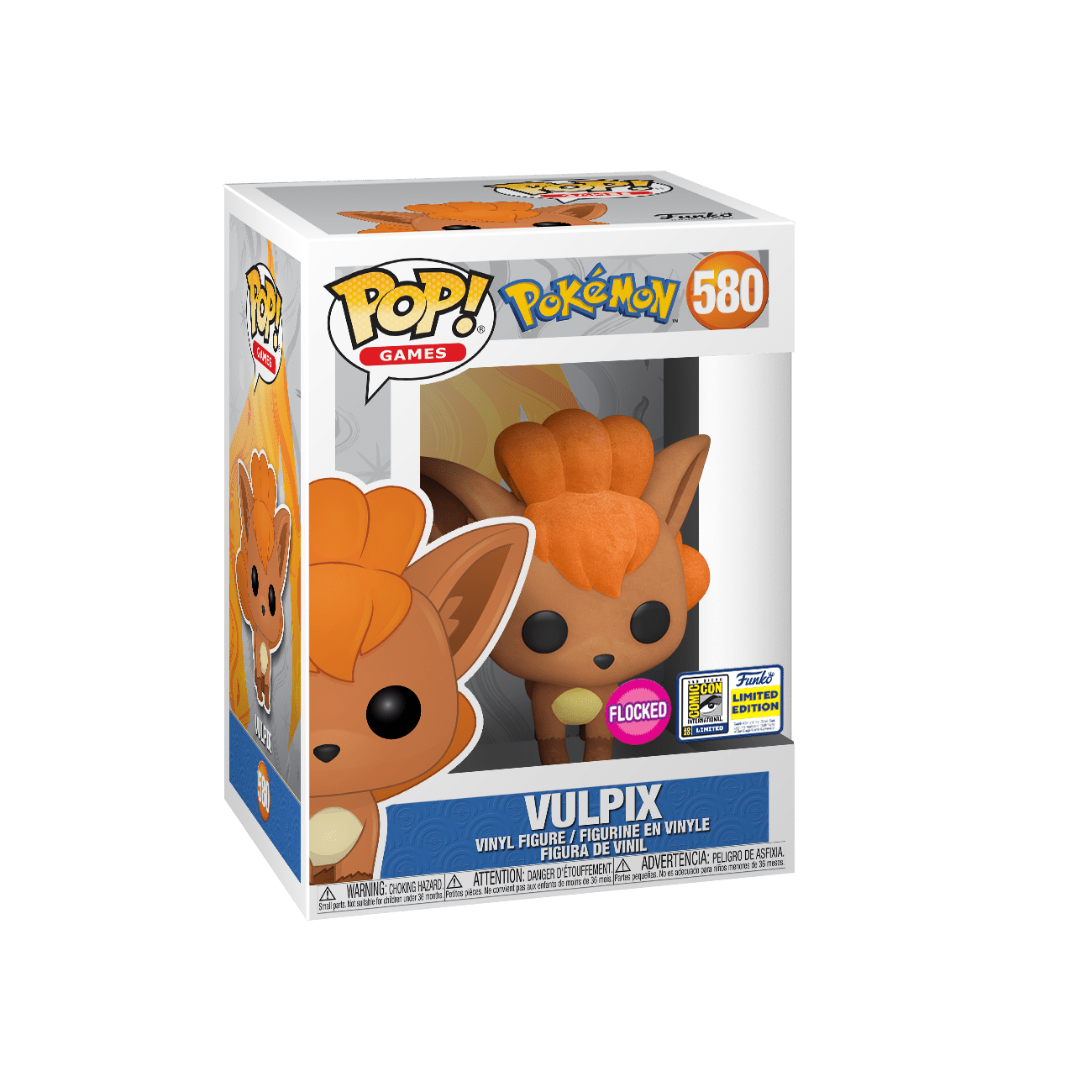 Pocket Monsters - Rokon - POP! Games (580) - POP! Pokémon - POP! Vinyl - Flocked (Funko Toys)