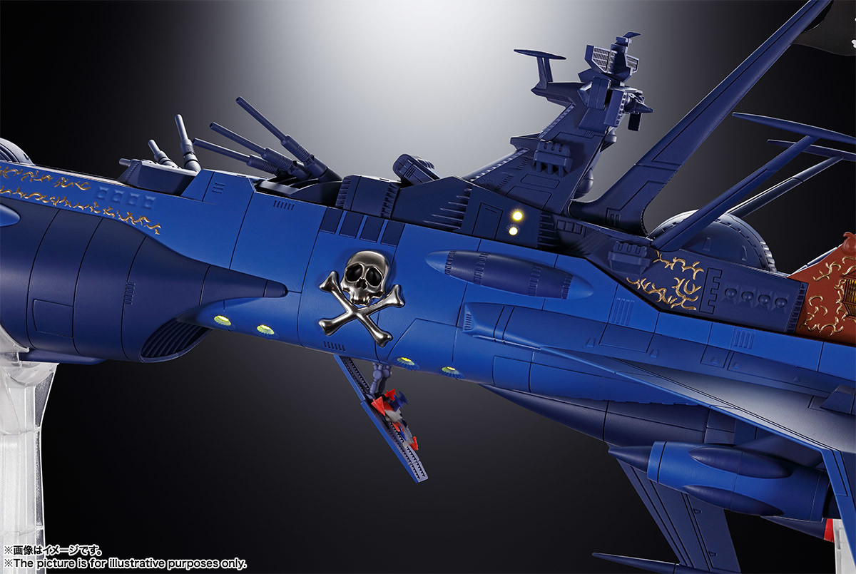 Uchuu Kaizoku Captain Harlock - Soul of Chogokin  (GX-93) - Uchuu Kaizoku Senkan Arcadia (Bandai Spirits) photo 9