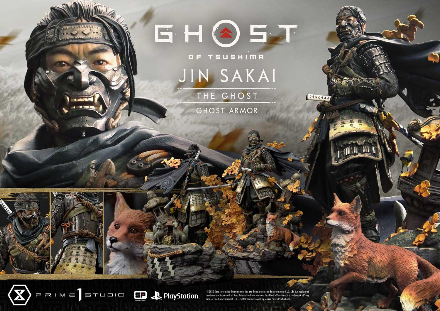 Ghost of Tsushima - Sakai Jin - Ultimate Premium Masterline  (UPMGHOT-01) - 1/4 - Ghost Armor (Prime 1 Studio) photo 35
