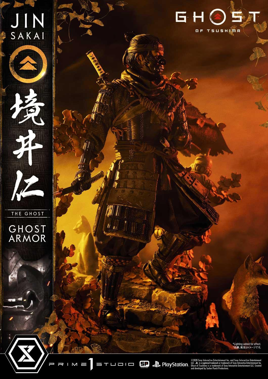 Ghost of Tsushima - Sakai Jin - Ultimate Premium Masterline  (UPMGHOT-01) - 1/4 - Ghost Armor (Prime 1 Studio) photo 56