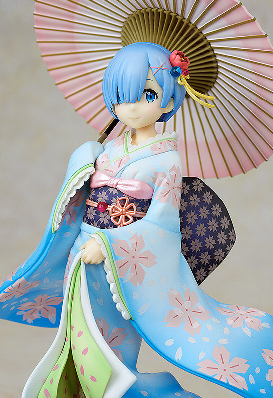 Re:Zero kara Hajimeru Isekai Seikatsu - Rem - KDcolle - 1/8 - Ukiyo-e Cherry Blossom Ver. (Good Smile Company, Kadokawa) photo 3