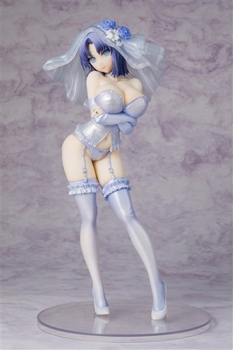 Senran Kagura: Shinovi Master - Tokyo Youma Hen - Yumi - KDcolle - 1/7 - Wedding Lingerie Ver., Clear Blue Ver. (Kadokawa) photo 2