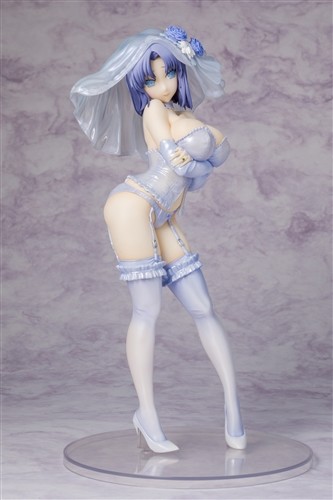 Senran Kagura: Shinovi Master - Tokyo Youma Hen - Yumi - KDcolle - 1/7 - Wedding Lingerie Ver., Clear Blue Ver. (Kadokawa) photo 5