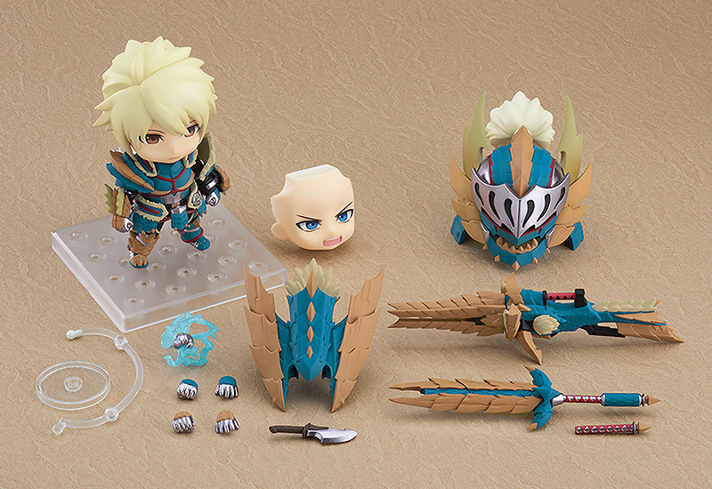 Monster Hunter World - Hunter - Nendoroid  (#1421-DX) - Male Zinogre Alpha Armor Ver., DX (Good Smile Company) photo 7