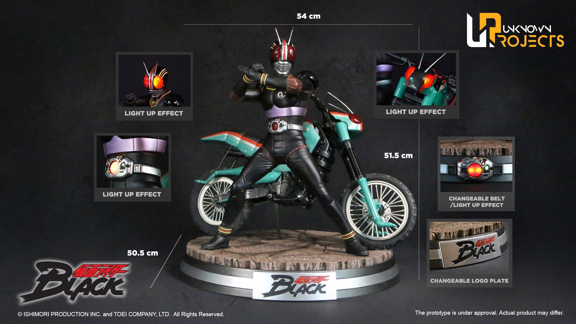 Kamen Rider Black - Classic Signature Arte Series  (CSA-001) - 1/4 (Unknown Projects) photo 12
