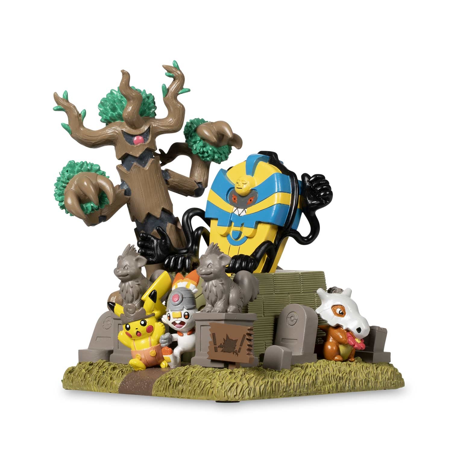 Pocket Monsters - Desukarn - Gardie - Ghost - Hibanny - Karakara - Ohrot - Pikachu - Haunted Pokémon Village - Cofagrigus Crypt (PokémonCenter.com, The Pokémon Company International) photo 3