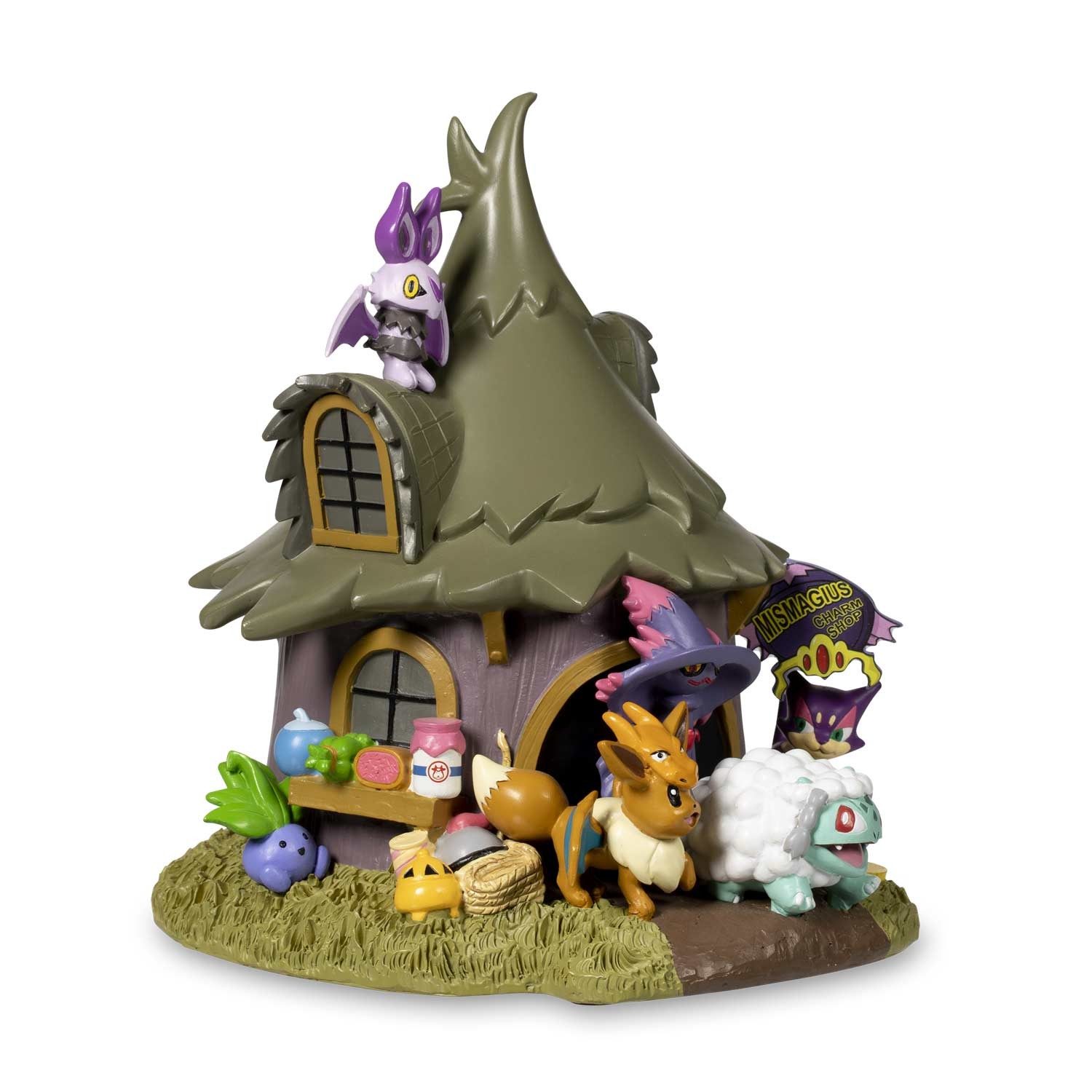 Pocket Monsters - Choroneko - Eievui - Fushigidane - Mumargi - Nazonokusa - Onbat - Haunted Pokémon Village - Mismagius Charm Shop (PokémonCenter.com, The Pokémon Company International) photo 2