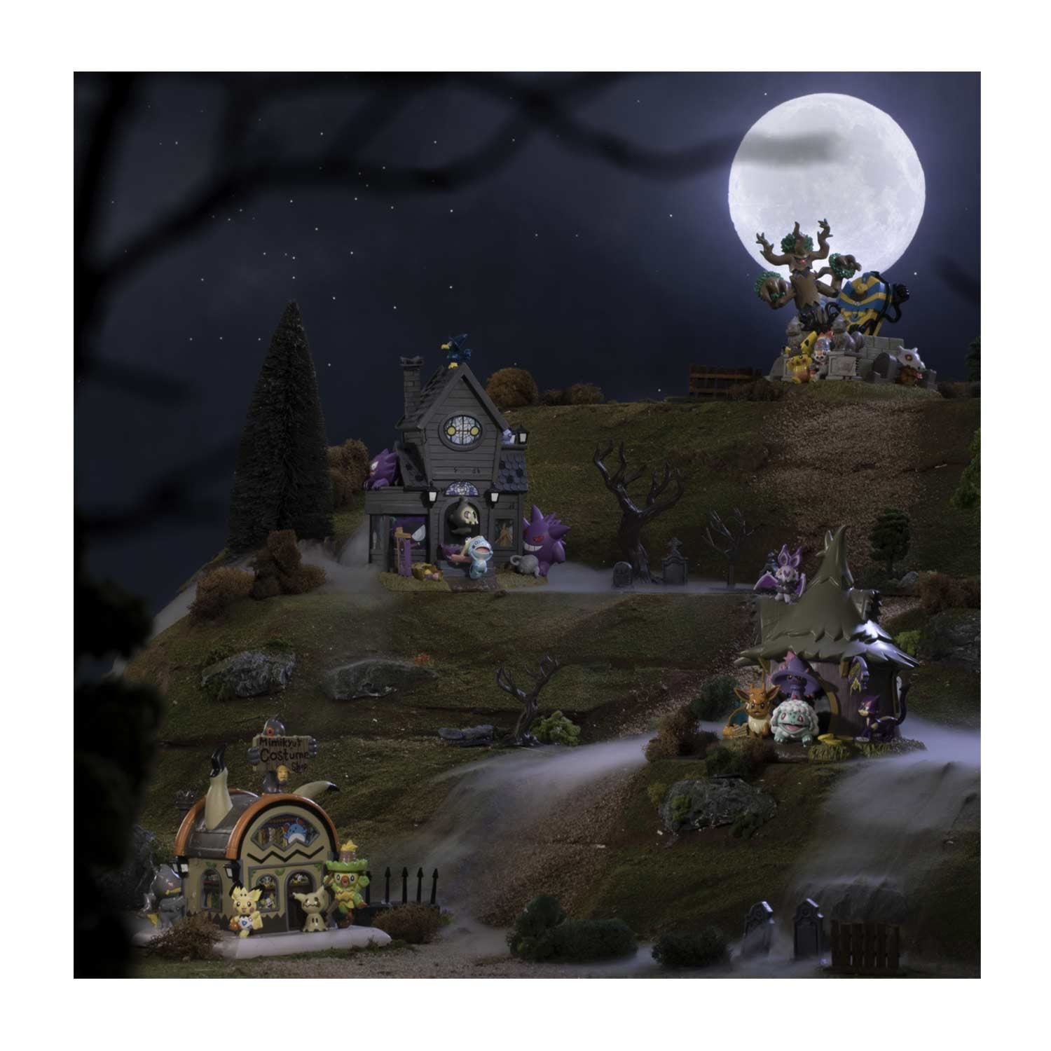 Pocket Monsters - Choroneko - Eievui - Fushigidane - Mumargi - Nazonokusa - Onbat - Haunted Pokémon Village - Mismagius Charm Shop (PokémonCenter.com, The Pokémon Company International) photo 5