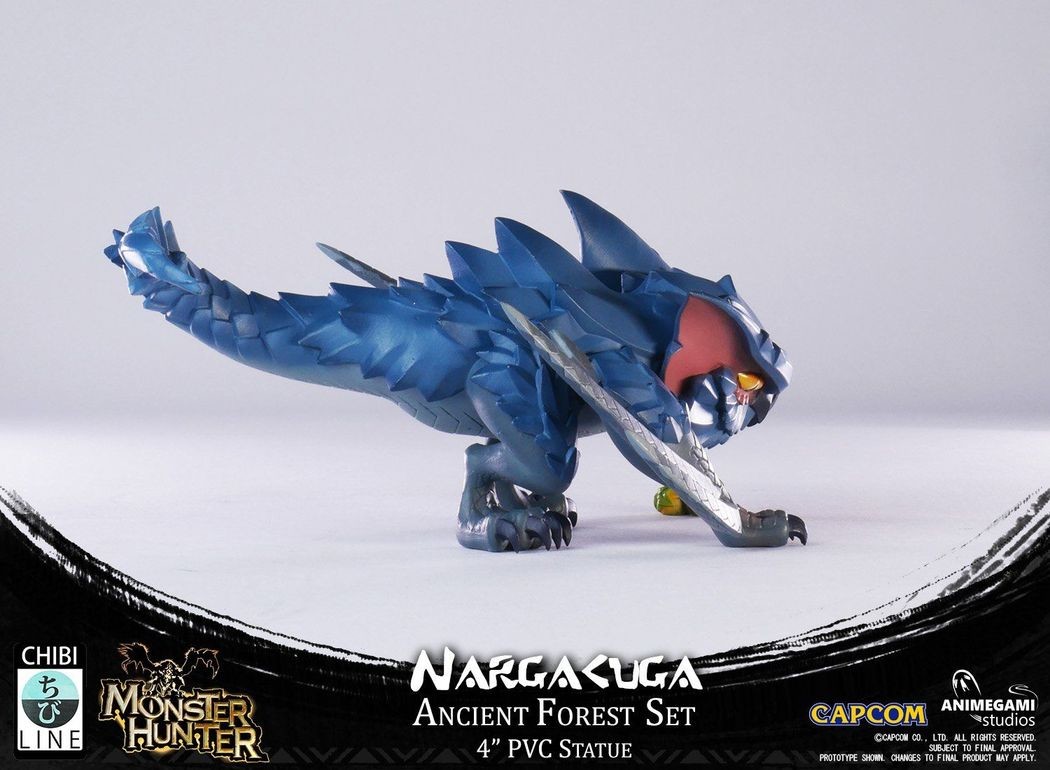 Monster Hunter World - Nargacuga - Ancient Forest - Chibi Line (Animegami Studios) photo 25