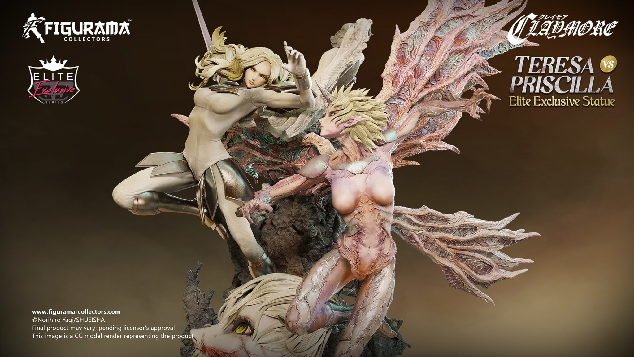 Claymore - Priscilla - Teresa - Elite Exclusive Statue - 1/6 (Figurama Collectors) photo 2