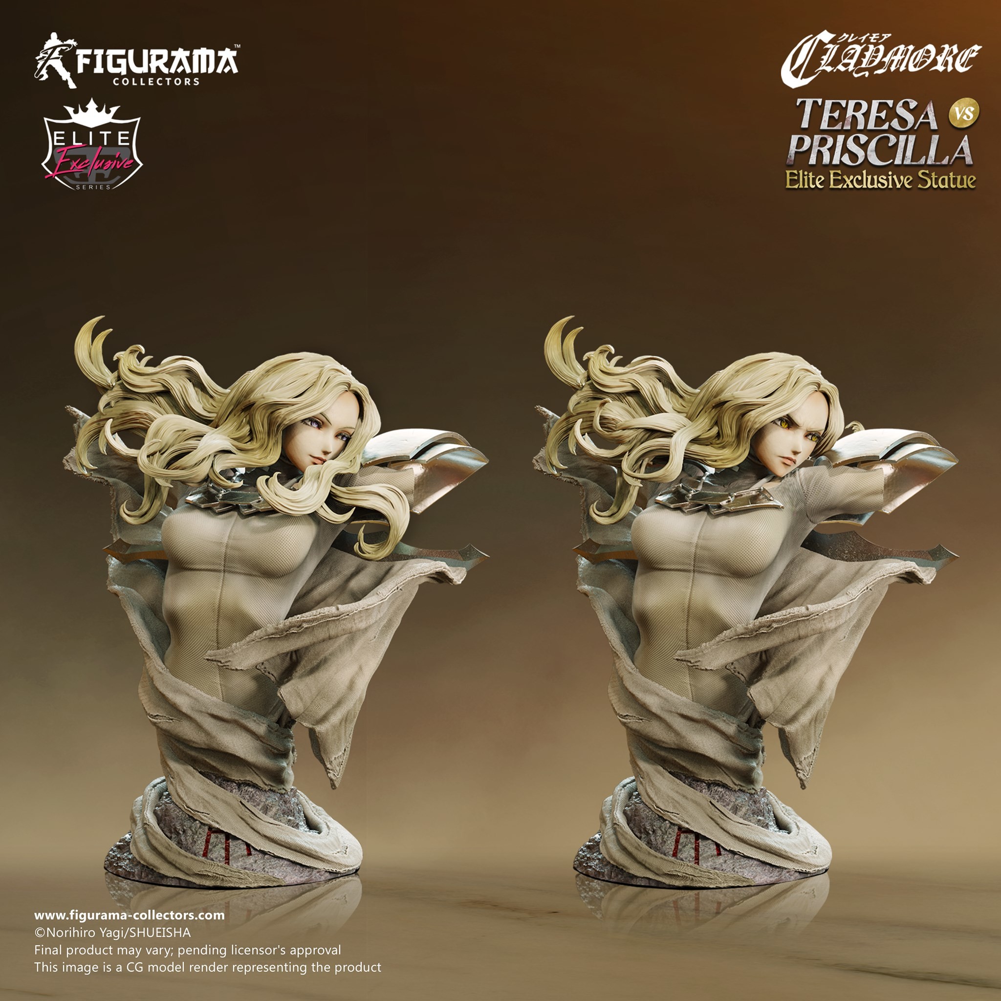 Claymore - Priscilla - Teresa - Elite Exclusive Statue - 1/6 (Figurama Collectors) photo 3