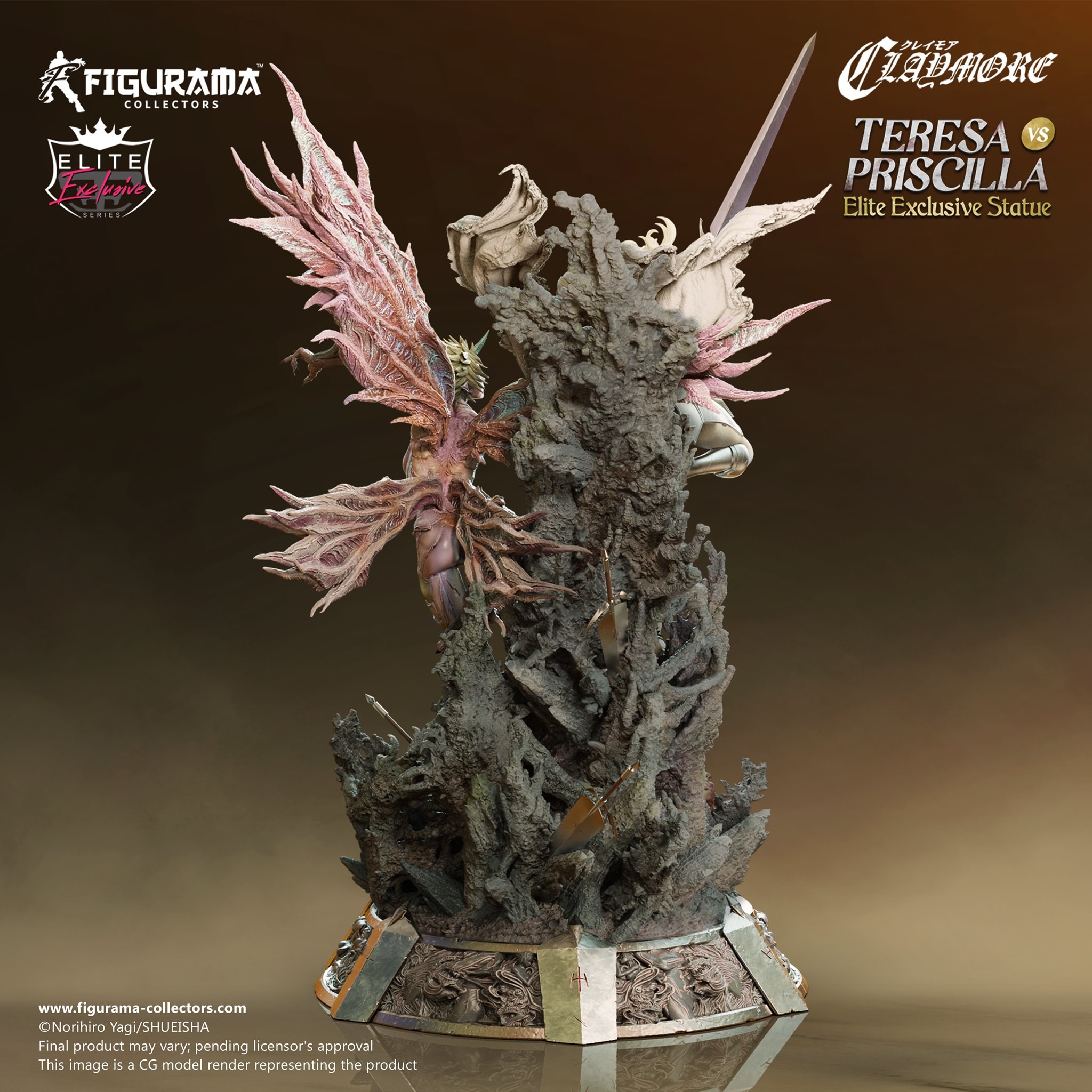 Claymore - Priscilla - Teresa - Elite Exclusive Statue - 1/6 (Figurama Collectors) photo 23