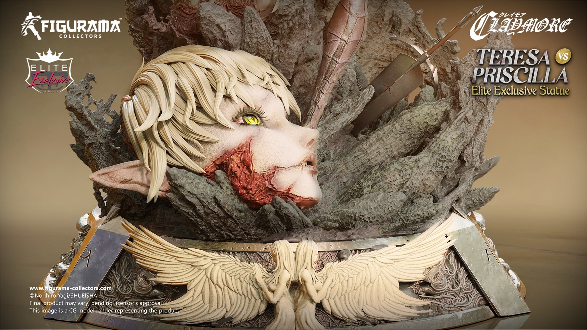 Claymore - Priscilla - Teresa - Elite Exclusive Statue - 1/6 (Figurama Collectors) photo 25