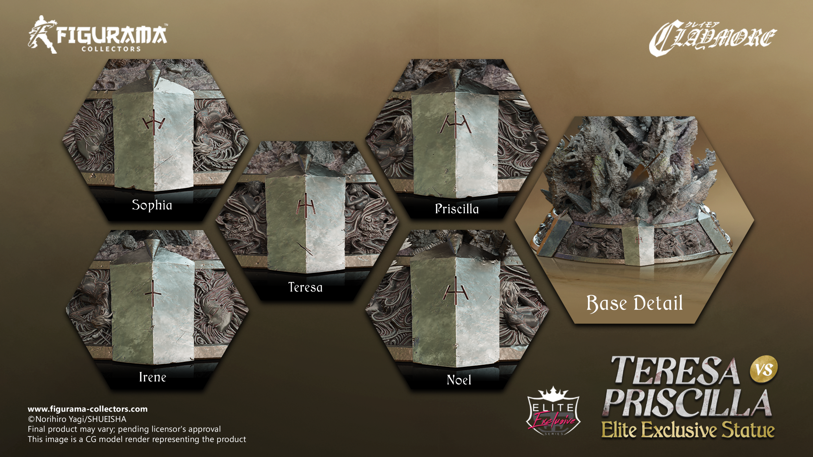 Claymore - Priscilla - Teresa - Elite Exclusive Statue - 1/6 (Figurama Collectors) photo 26
