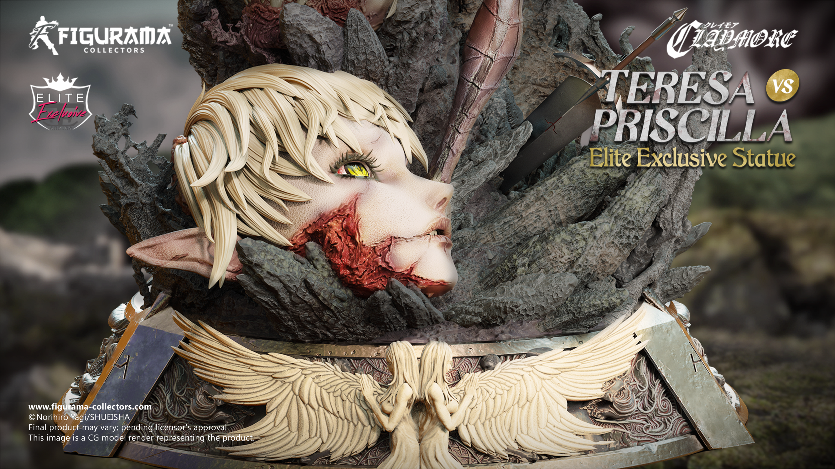 Claymore - Priscilla - Teresa - Elite Exclusive Statue - 1/6 (Figurama Collectors) photo 29