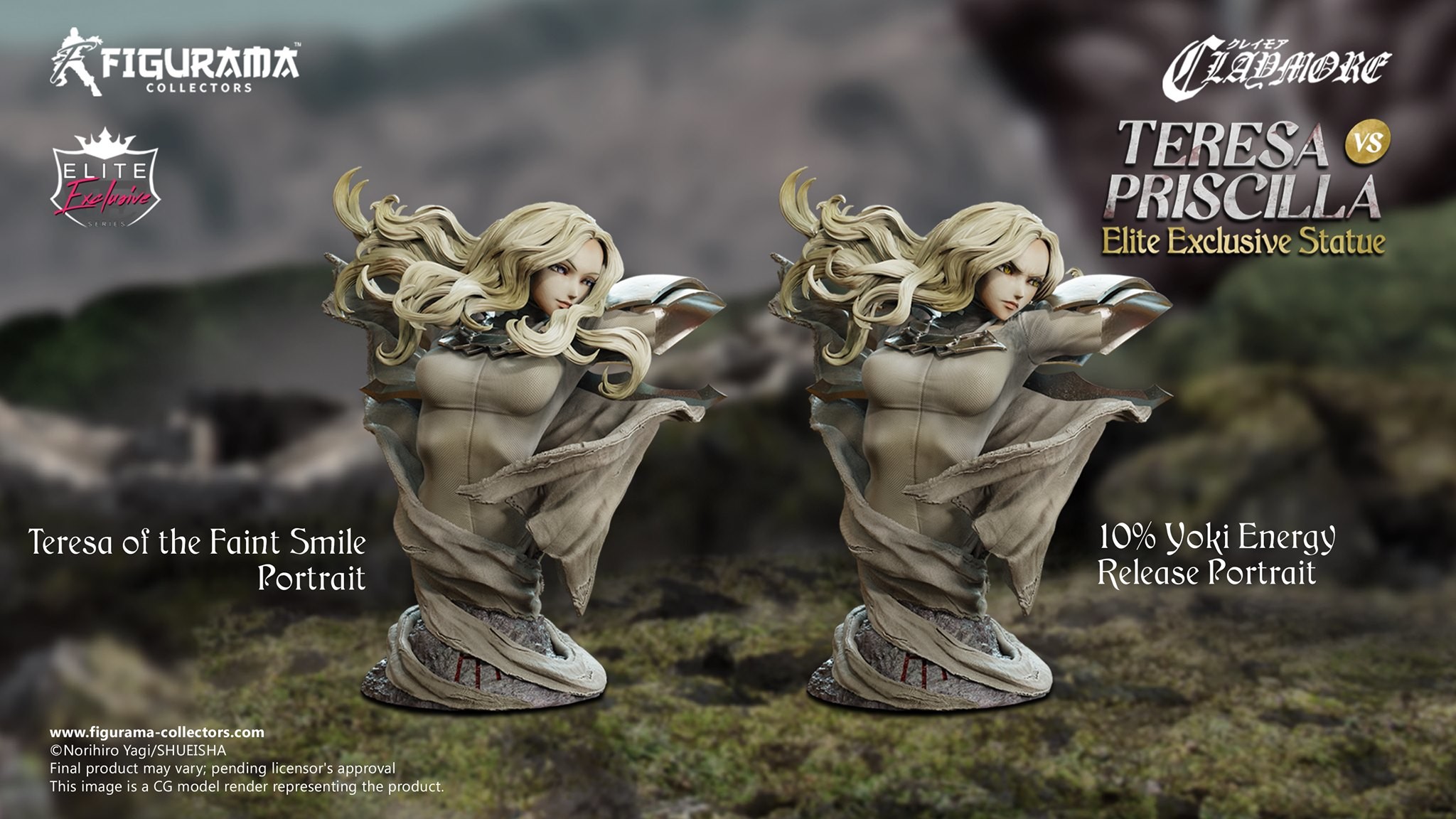 Claymore - Priscilla - Teresa - Elite Exclusive Statue - 1/6 (Figurama Collectors) photo 32