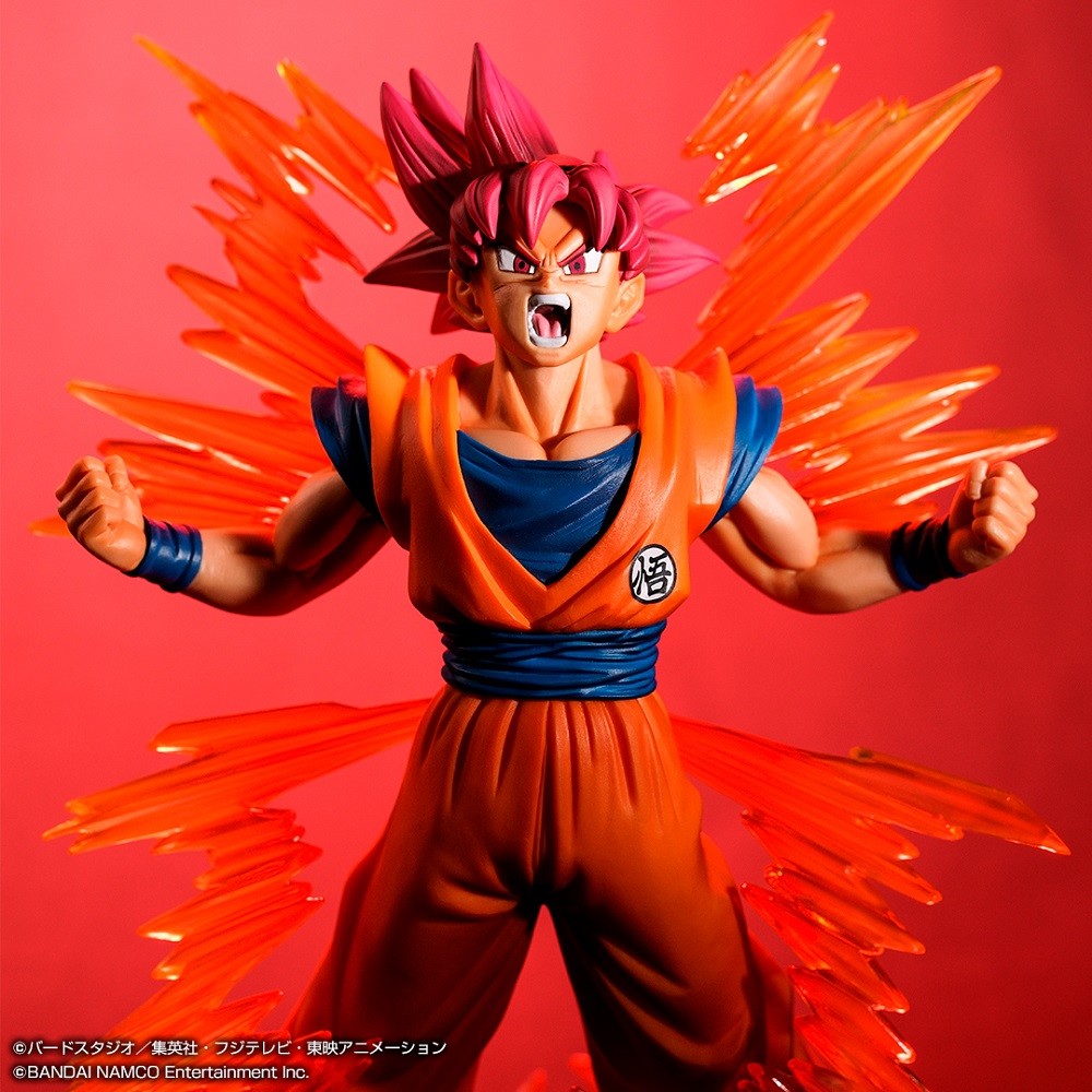 Dragon Ball Z Dokkan Battle - Son Goku SSJ God - Ichiban Kuji - Ichiban Kuji Dragon Ball Z Dokkan Battle 6th Anniversary  (A Prize) (Bandai Spirits) photo 3