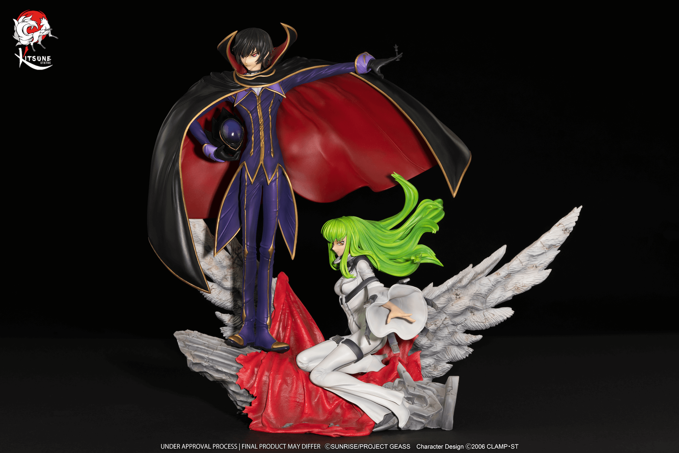 Code Geass - Hangyaku no Lelouch - C.C. - Lelouch Lamperouge - 1/6 (Kitsune Statue) photo 6