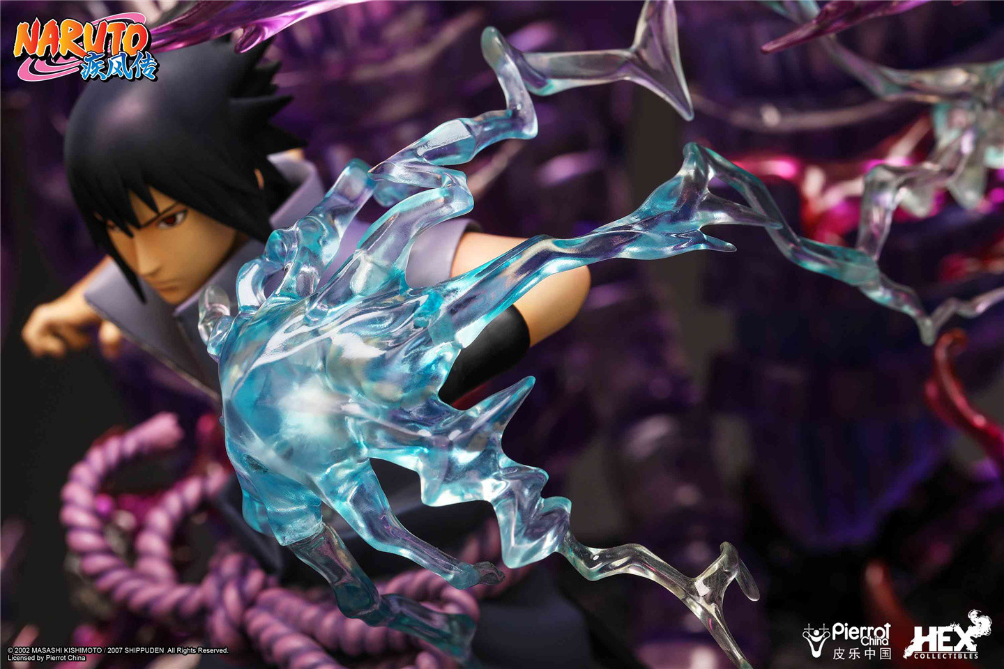 Naruto Shippuuden - Susanoo - Uchiha Sasuke - Ultimate Diorama Statue - 1/8 - Kekkei Genkai, Mangekyo Sharingan (Hex Collectibles, Hive) photo 13