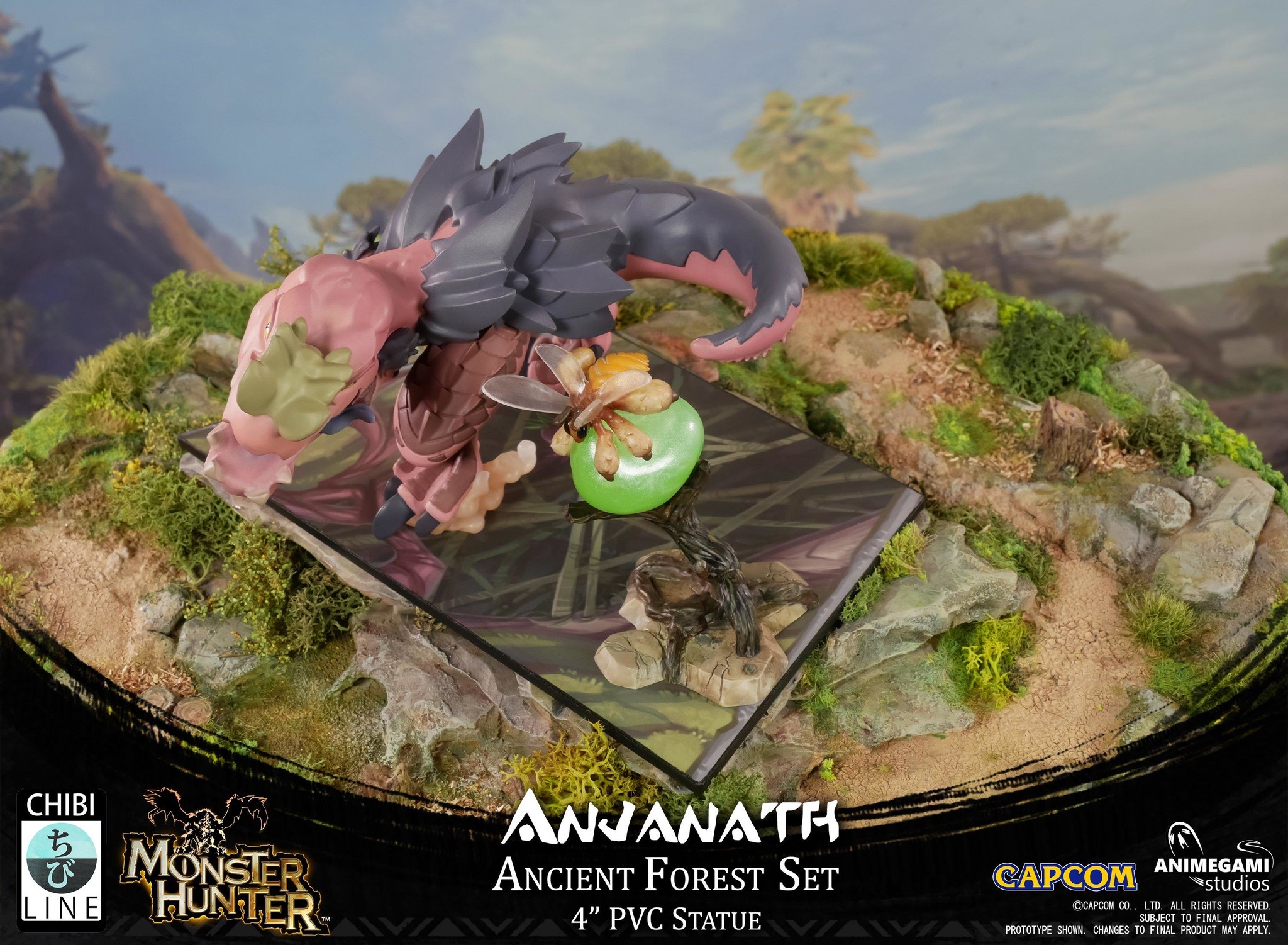 Monster Hunter World - Anjanath - Kaifuku Mitsumushi - Ancient Forest - Chibi Line (Animegami Studios) photo 2