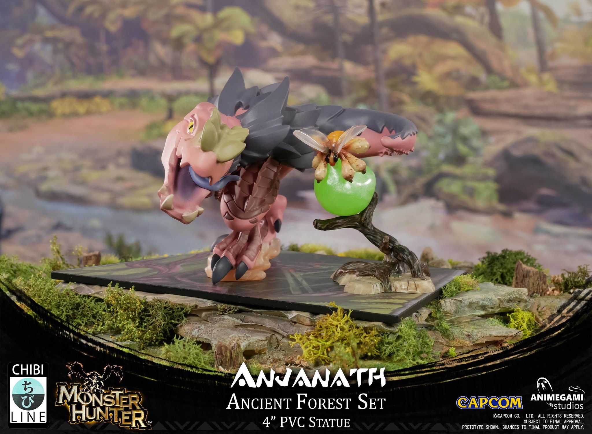 Monster Hunter World - Anjanath - Kaifuku Mitsumushi - Ancient Forest - Chibi Line (Animegami Studios) photo 3