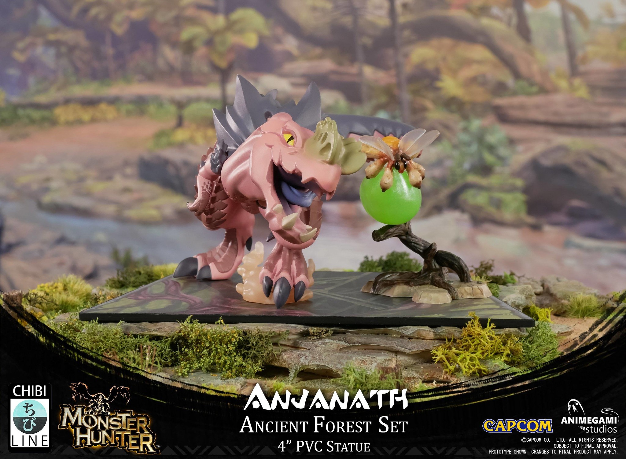 Monster Hunter World - Anjanath - Kaifuku Mitsumushi - Ancient Forest - Chibi Line (Animegami Studios) photo 4