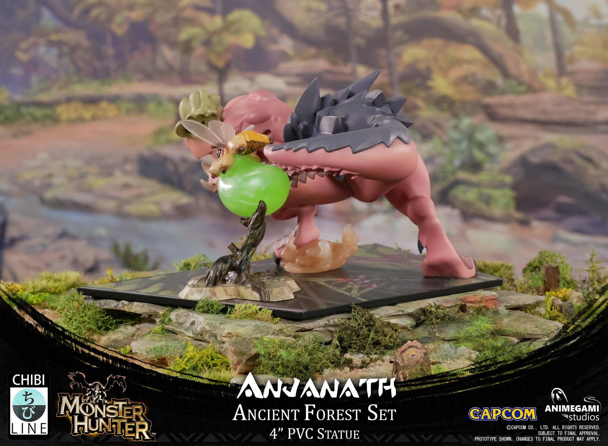 Monster Hunter World - Anjanath - Kaifuku Mitsumushi - Ancient Forest - Chibi Line (Animegami Studios) photo 5