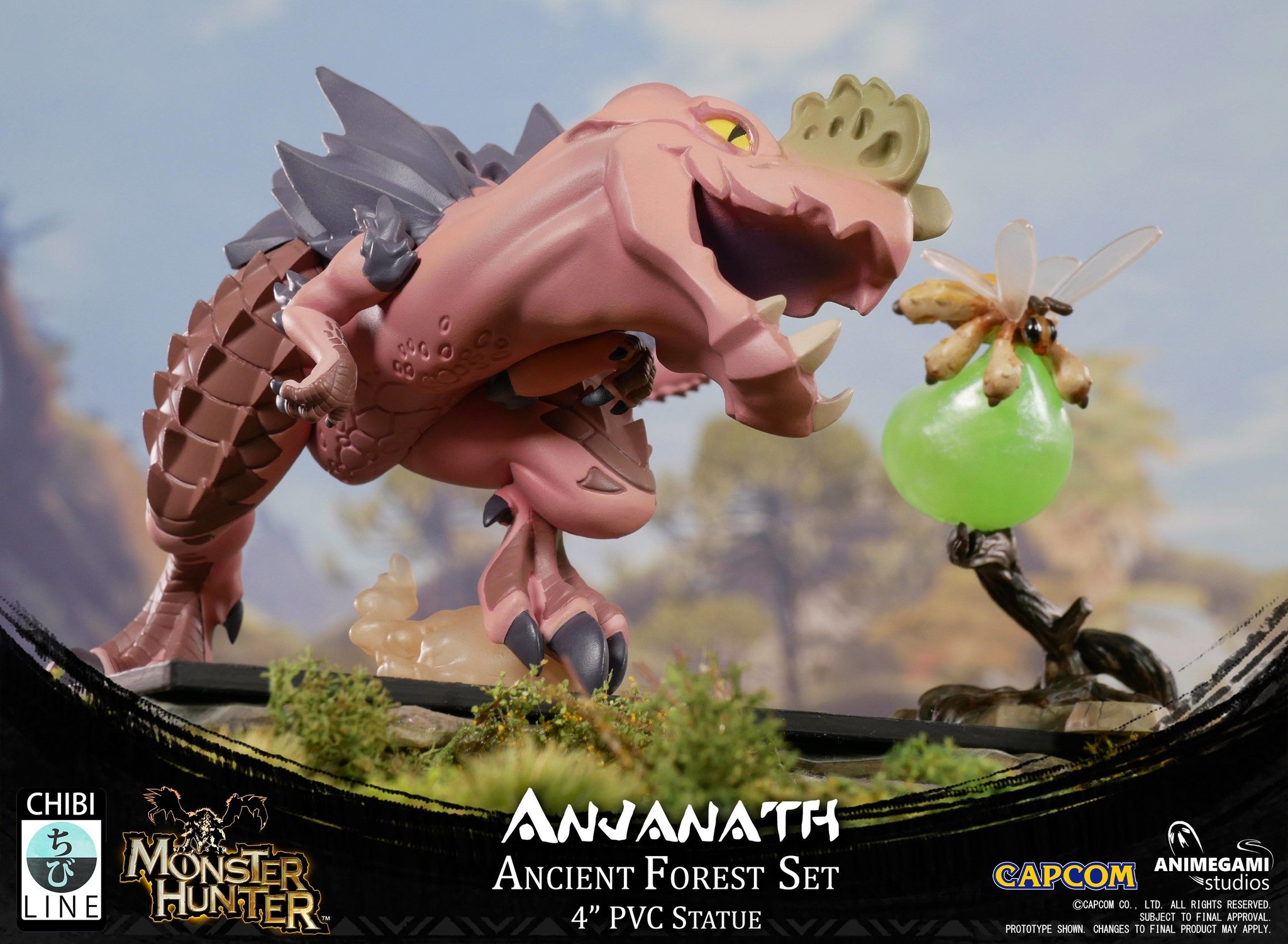 Monster Hunter World - Anjanath - Kaifuku Mitsumushi - Ancient Forest - Chibi Line (Animegami Studios) photo 8