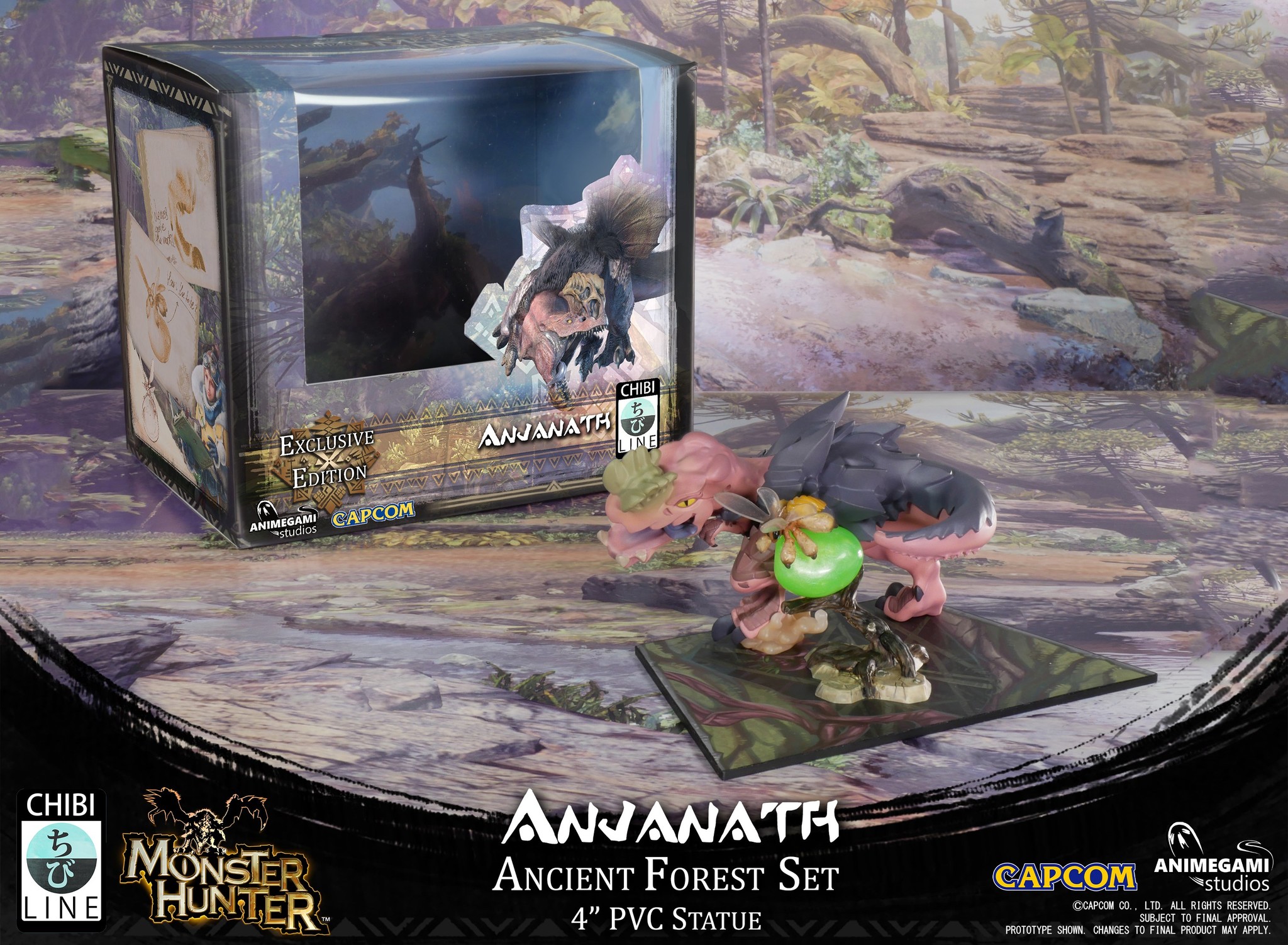Monster Hunter World - Anjanath - Kaifuku Mitsumushi - Ancient Forest - Chibi Line (Animegami Studios) photo 15