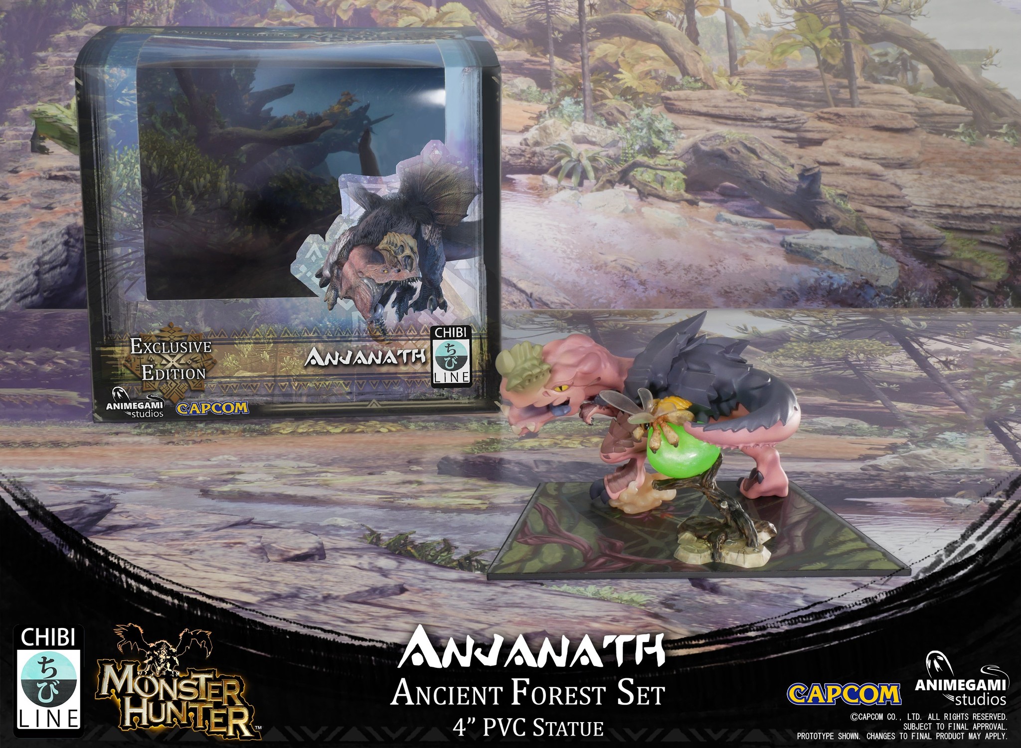 Monster Hunter World - Anjanath - Kaifuku Mitsumushi - Ancient Forest - Chibi Line (Animegami Studios) photo 17