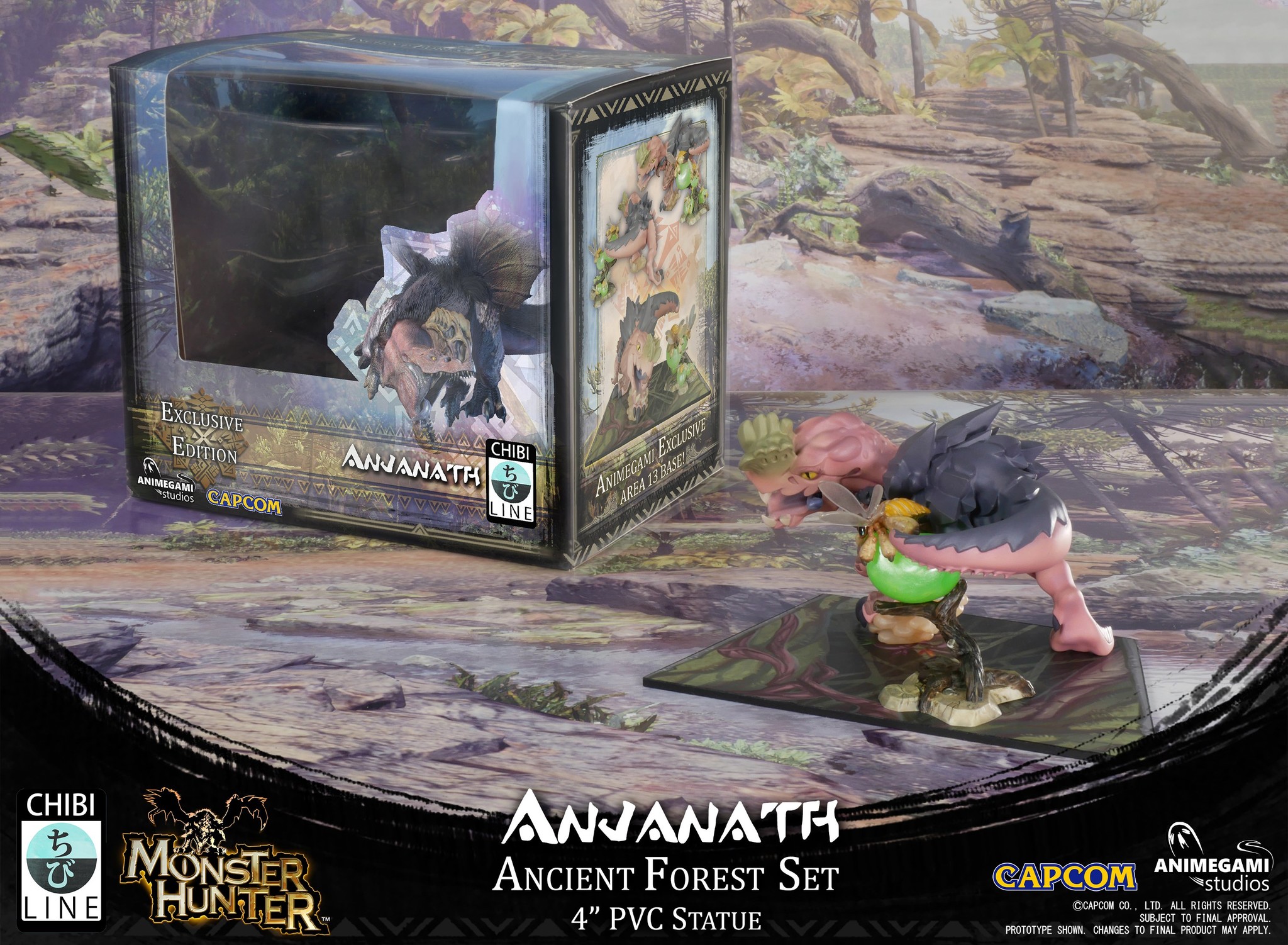 Monster Hunter World - Anjanath - Kaifuku Mitsumushi - Ancient Forest - Chibi Line (Animegami Studios) photo 18