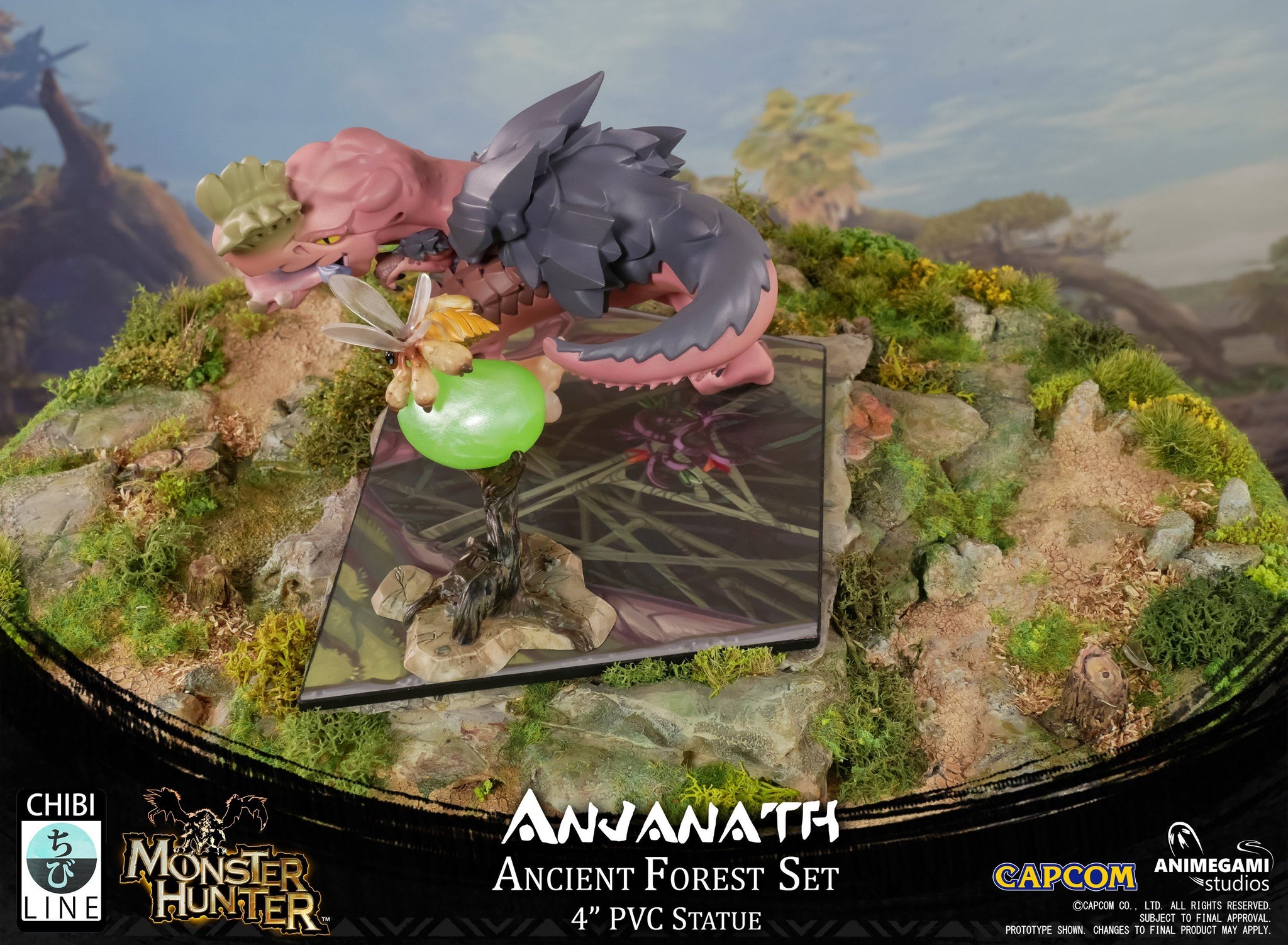 Monster Hunter World - Anjanath - Kaifuku Mitsumushi - Ancient Forest - Chibi Line (Animegami Studios) photo 21