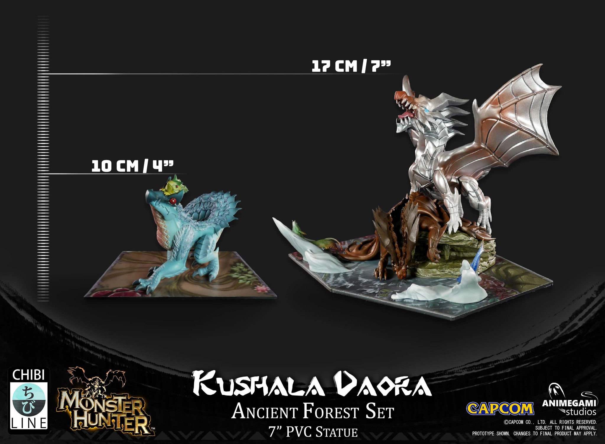 Monster Hunter World - Kushala Daora - Ancient Forest - Chibi Line (Animegami Studios) photo 2