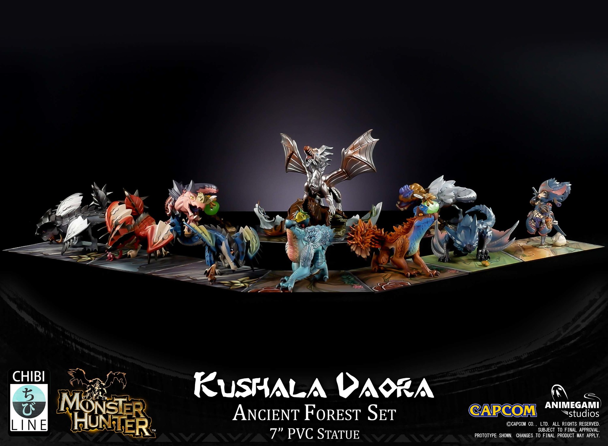 Monster Hunter World - Kushala Daora - Ancient Forest - Chibi Line (Animegami Studios) photo 23