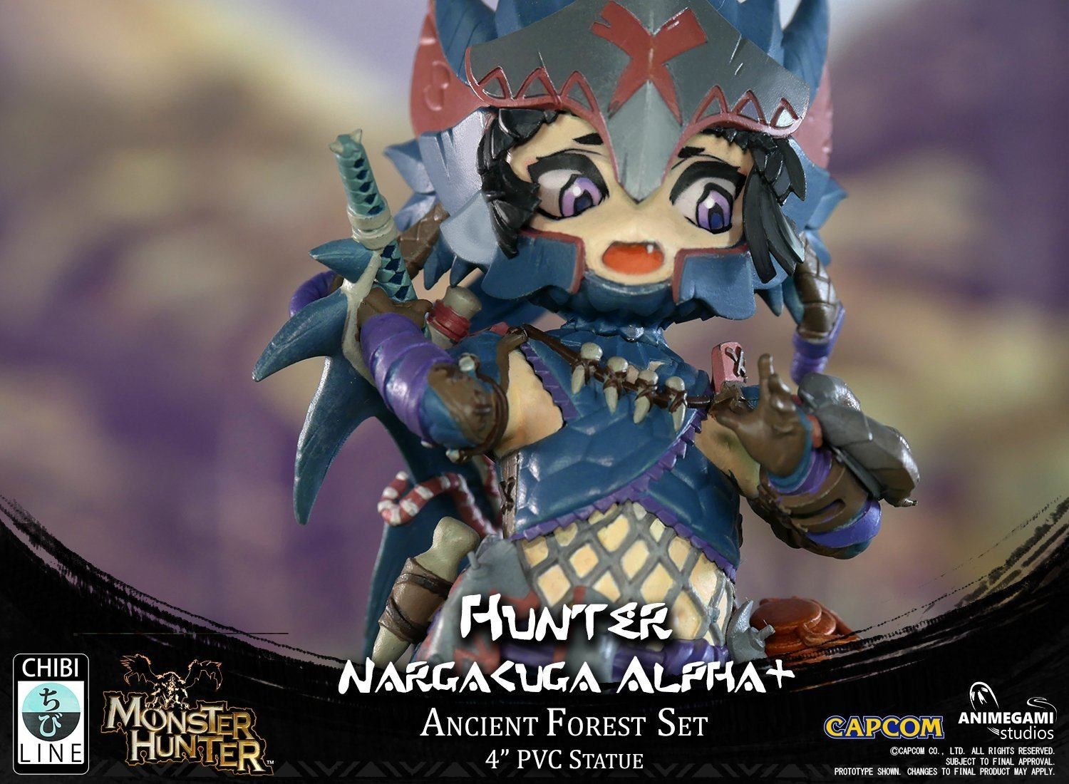 Monster Hunter World - Fuwafuwa Quinna - Hunter - Ancient Forest - Chibi Line - Nargacuga Alpha+ (Animegami Studios) photo 2