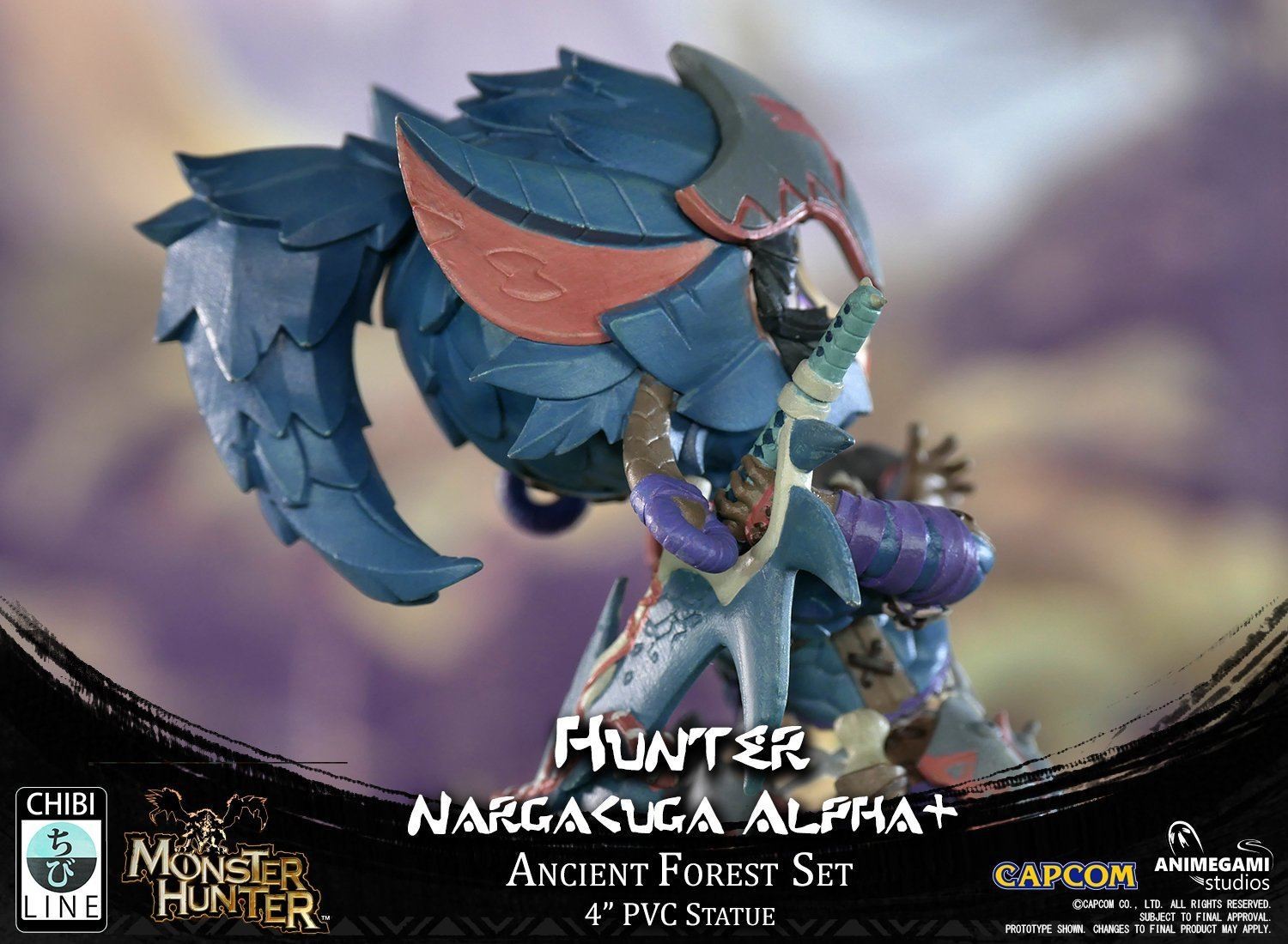 Monster Hunter World - Fuwafuwa Quinna - Hunter - Ancient Forest - Chibi Line - Nargacuga Alpha+ (Animegami Studios) photo 4