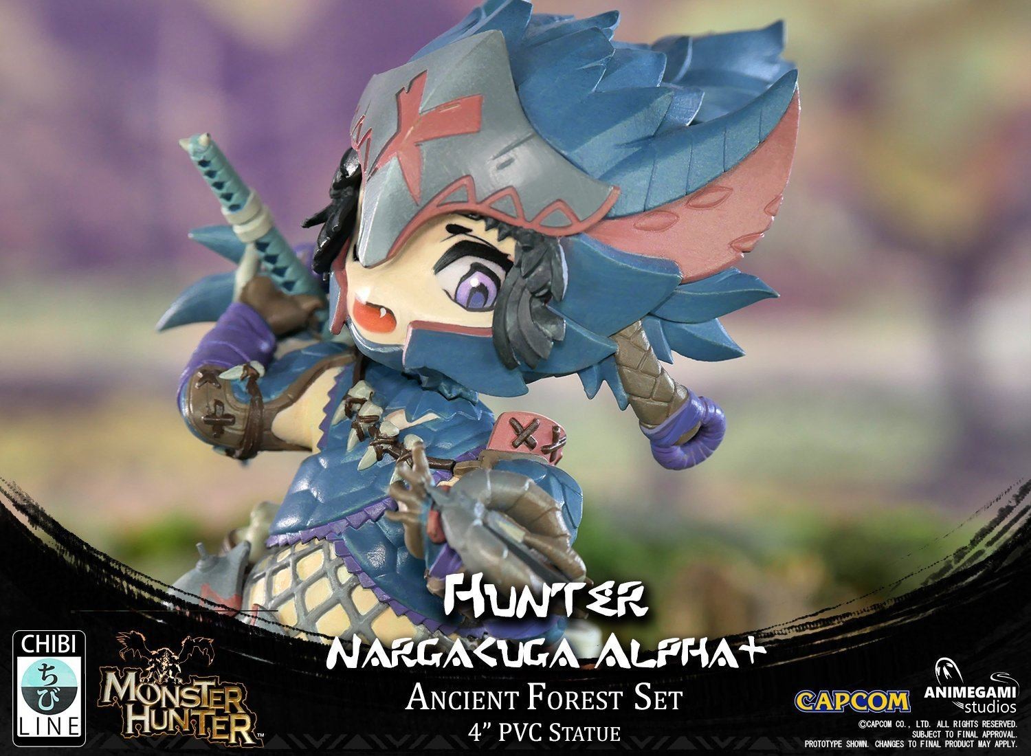 Monster Hunter World - Fuwafuwa Quinna - Hunter - Ancient Forest - Chibi Line - Nargacuga Alpha+ (Animegami Studios) photo 6