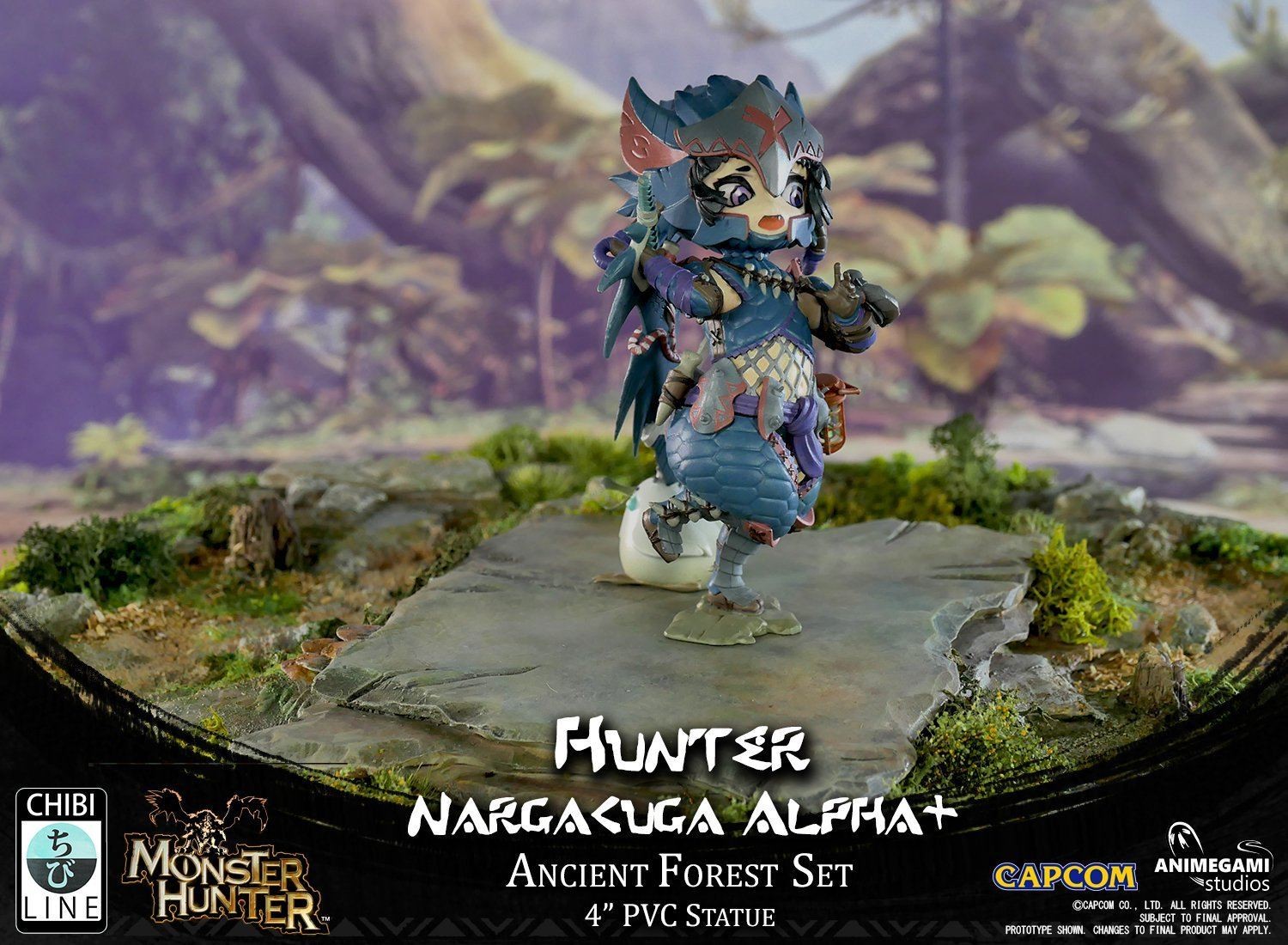 Monster Hunter World - Fuwafuwa Quinna - Hunter - Ancient Forest - Chibi Line - Nargacuga Alpha+ (Animegami Studios) photo 10