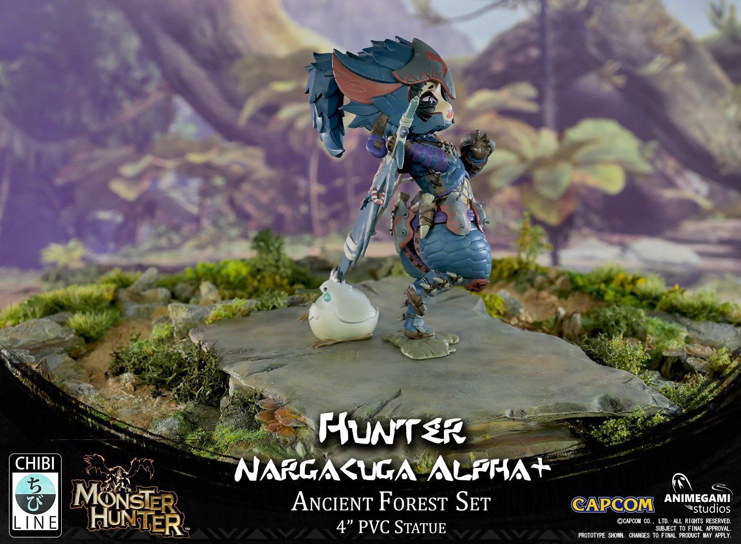 Monster Hunter World - Fuwafuwa Quinna - Hunter - Ancient Forest - Chibi Line - Nargacuga Alpha+ (Animegami Studios) photo 11