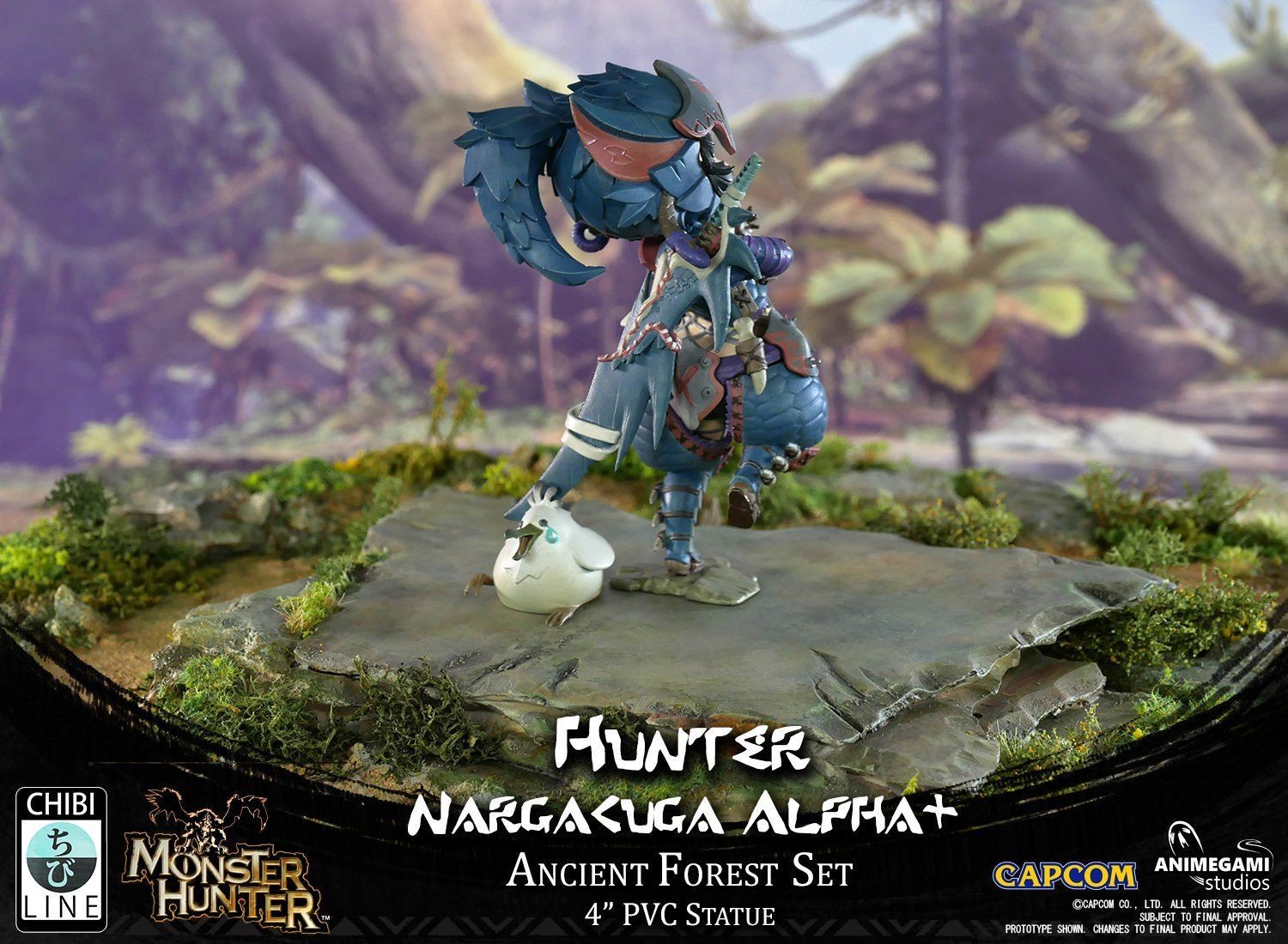 Monster Hunter World - Fuwafuwa Quinna - Hunter - Ancient Forest - Chibi Line - Nargacuga Alpha+ (Animegami Studios) photo 12