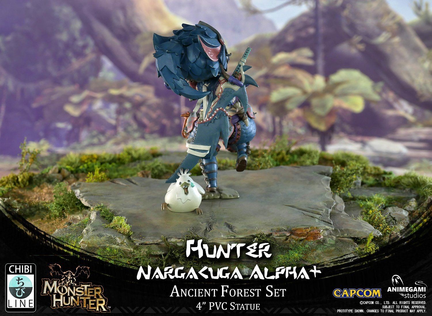 Monster Hunter World - Fuwafuwa Quinna - Hunter - Ancient Forest - Chibi Line - Nargacuga Alpha+ (Animegami Studios) photo 13