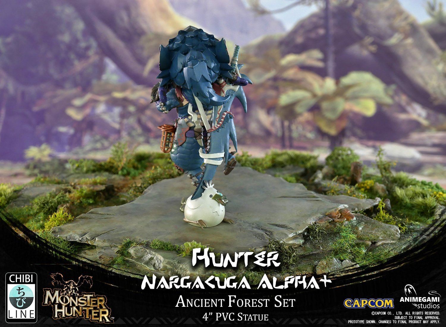 Monster Hunter World - Fuwafuwa Quinna - Hunter - Ancient Forest - Chibi Line - Nargacuga Alpha+ (Animegami Studios) photo 14