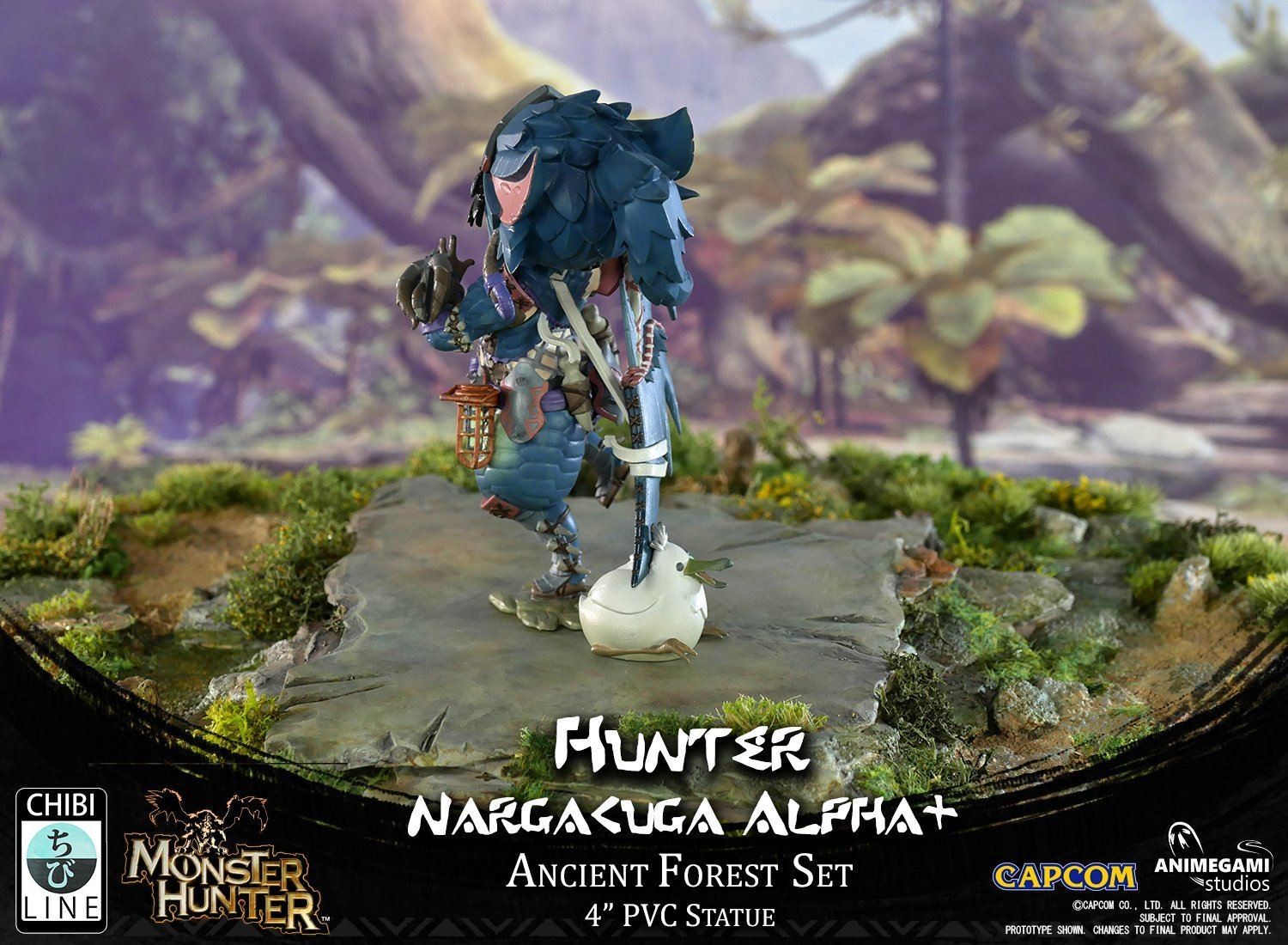 Monster Hunter World - Fuwafuwa Quinna - Hunter - Ancient Forest - Chibi Line - Nargacuga Alpha+ (Animegami Studios) photo 15