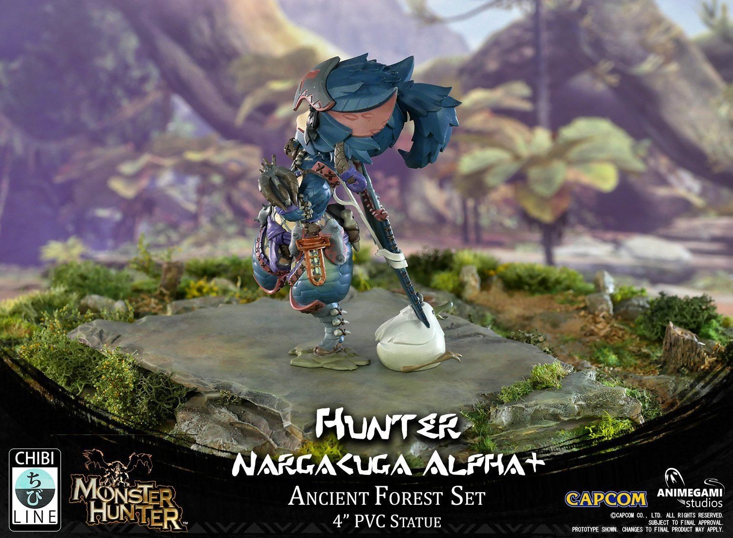 Monster Hunter World - Fuwafuwa Quinna - Hunter - Ancient Forest - Chibi Line - Nargacuga Alpha+ (Animegami Studios) photo 16