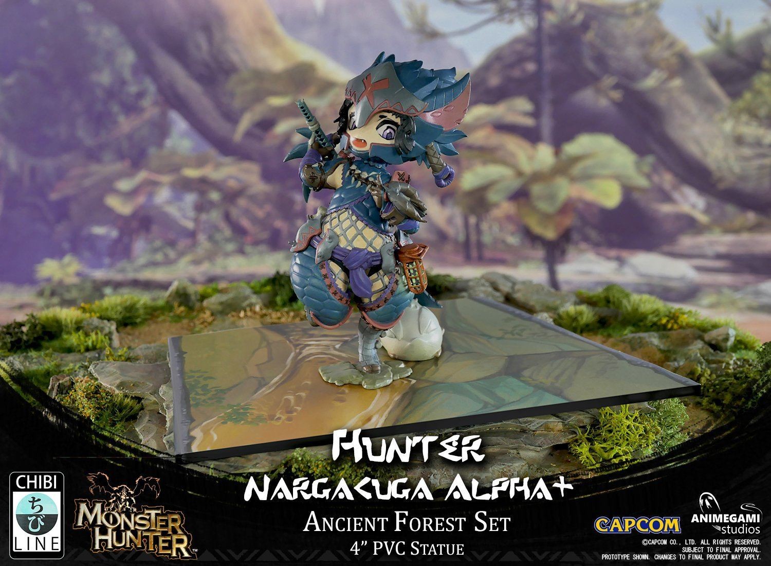 Monster Hunter World - Fuwafuwa Quinna - Hunter - Ancient Forest - Chibi Line - Nargacuga Alpha+ (Animegami Studios) photo 19