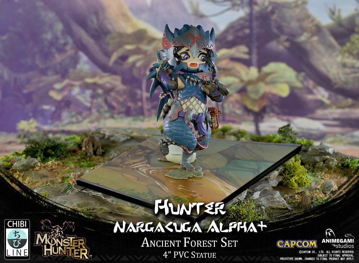 Monster Hunter World - Fuwafuwa Quinna - Hunter - Ancient Forest - Chibi Line - Nargacuga Alpha+ (Animegami Studios) photo 20