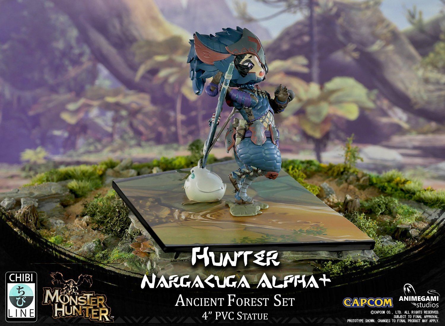 Monster Hunter World - Fuwafuwa Quinna - Hunter - Ancient Forest - Chibi Line - Nargacuga Alpha+ (Animegami Studios) photo 21