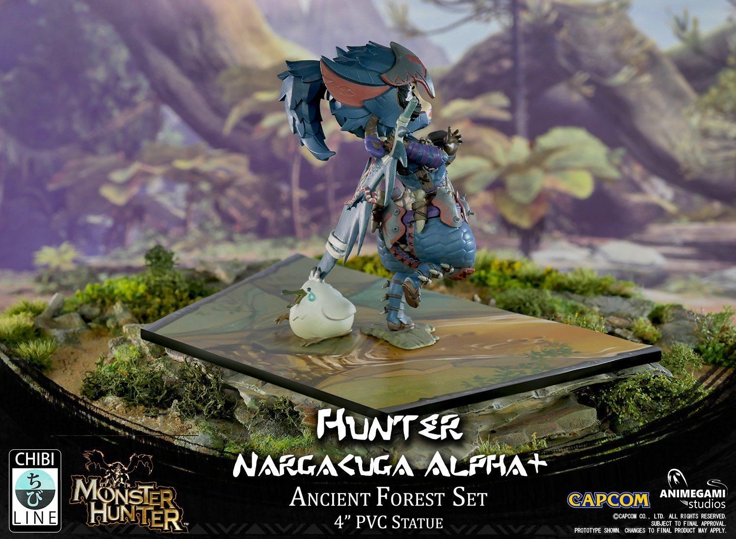 Monster Hunter World - Fuwafuwa Quinna - Hunter - Ancient Forest - Chibi Line - Nargacuga Alpha+ (Animegami Studios) photo 22